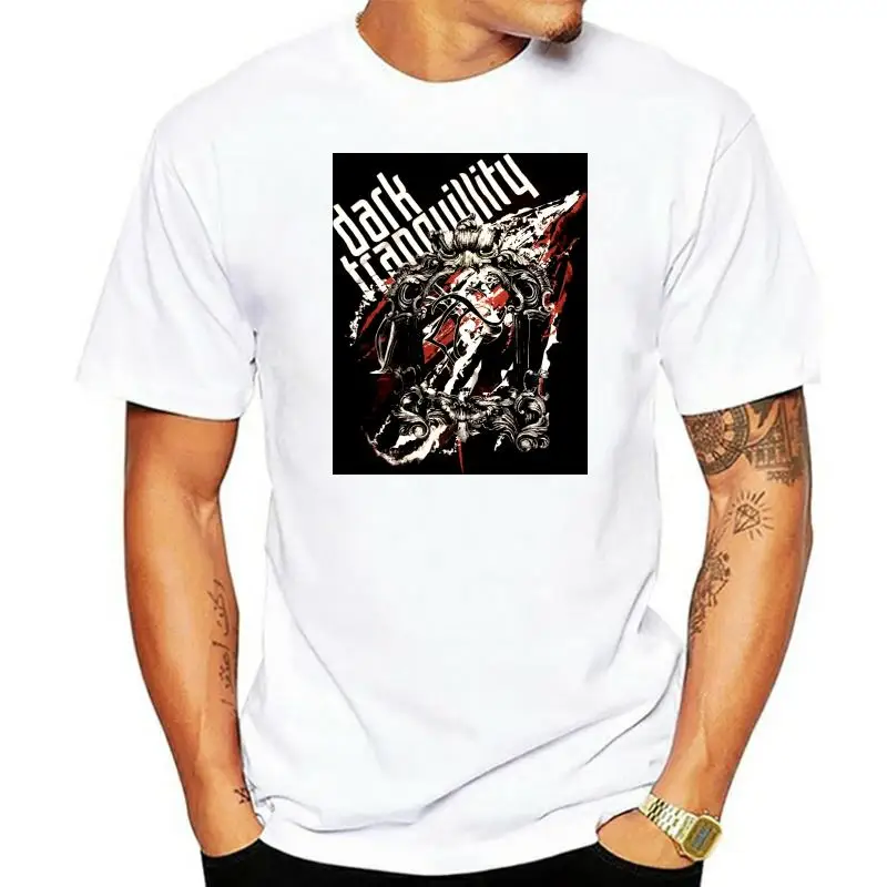 

Metal Band Shirt Dark tranquility We Are The Void Medium New Fashion For Men Short Sleeve top tee