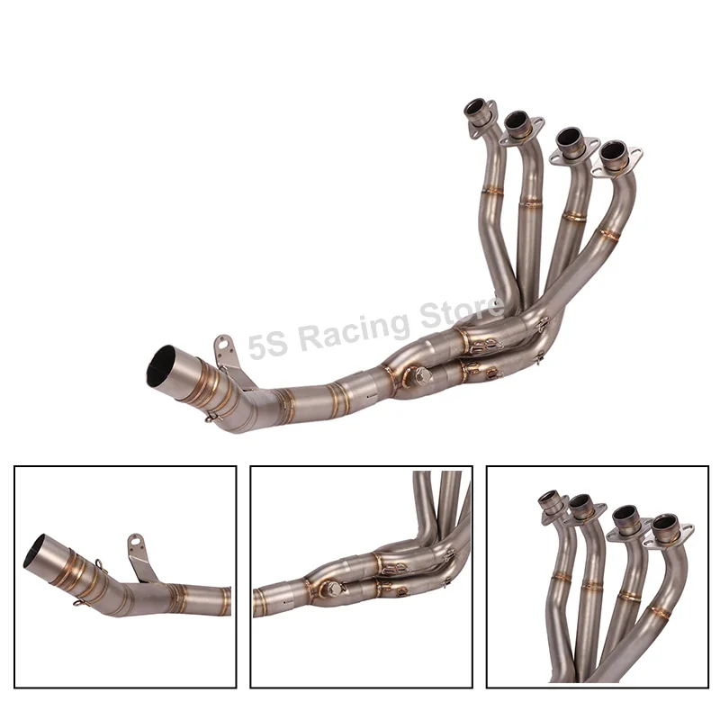 Slip For Kawasaki Ninja 900 Z900 2017- 2022 Full System 51mm Motorcycle Exhaust Escape Modifed Front Link Pipe Stainless steel - Image 3