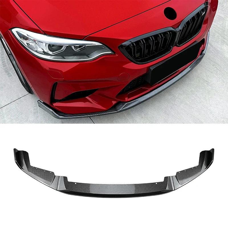 

For BMW 2 Series F87 M2 CS Style 2016-2021 Car Front Bumper Lip Splitter Diffuser Lip Body Kit Spoiler Car Accessories