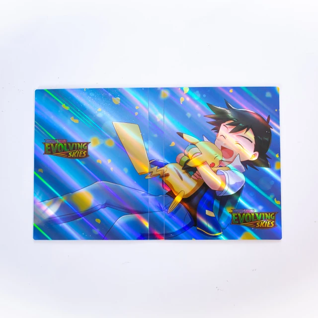 Pokemon Album 3D Holographic 240pcs Pikachu Charizard Shining Map Collections Notebook Binder Folder Holder Book Cards Protector Flash 101