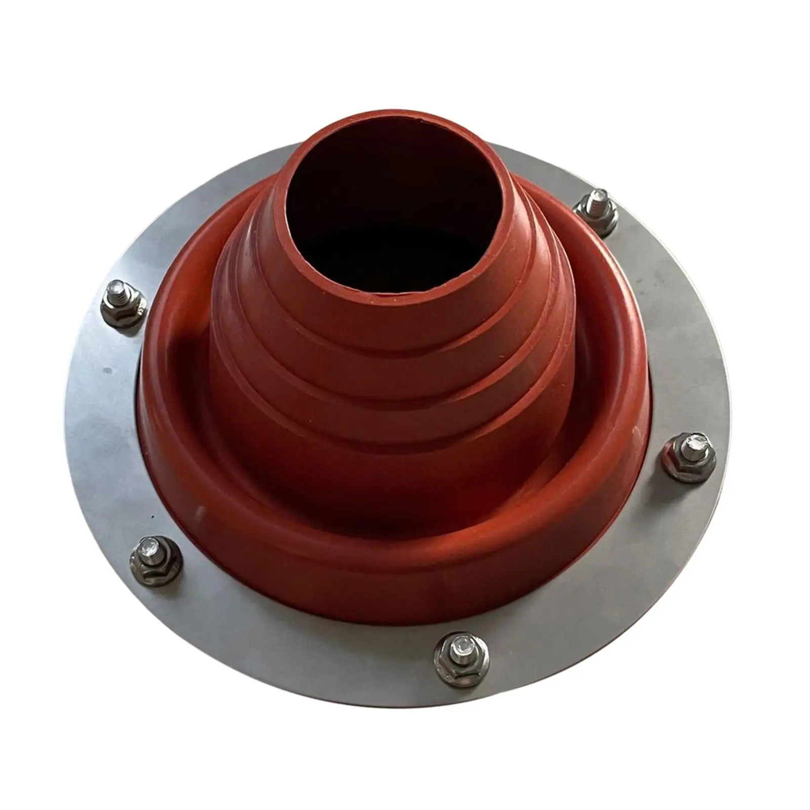

Silicone Tent Stove Jack Flue Flashing Wood Burner Flue Pipe Fitting Round Base Roof Pipe Flashing for Greenhouse Tent Boats