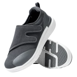 FitVille Diabetic Shoes Extra Wide Width Orthopedic Slip-on and Adjustable Closure Walking Sneakers with Arch Support Cushioning