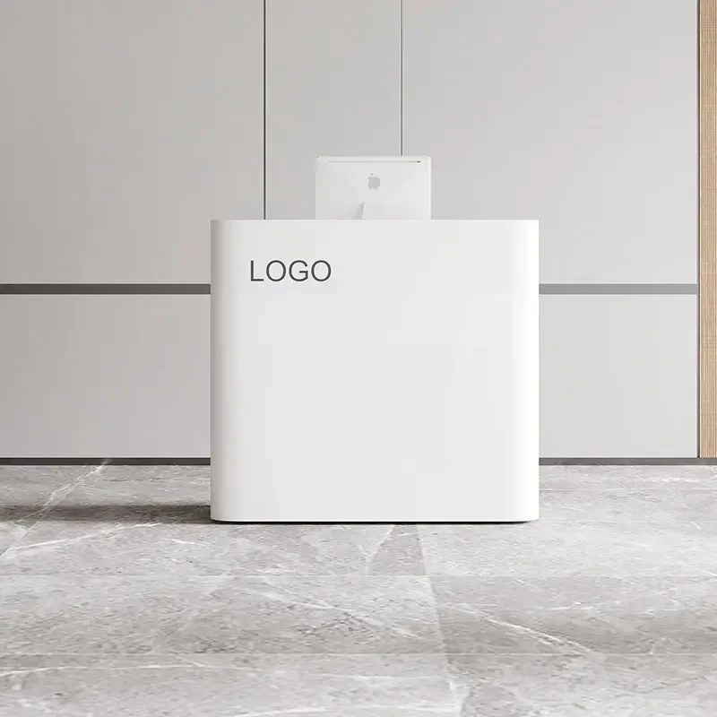 Professional Beauty Reception Desks Salon Counter Checkout Design Reception Desks Simple Small Mostrador Commercial Furniture
