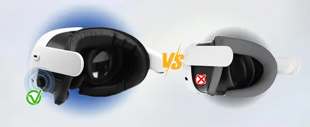 Meta Quest AMVR FC4 Upgraded Face Cover Pad Facial Interface