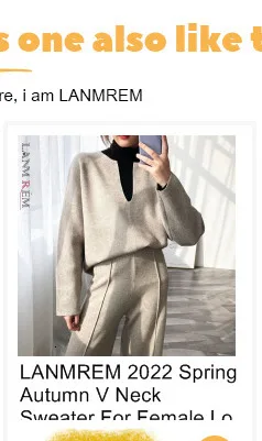 LANMREM Women Knitted Long Pullover 2022 Autumn And Winter Loose Temperament Wide Split Sweater Female Fashion Streetwear 2D1320