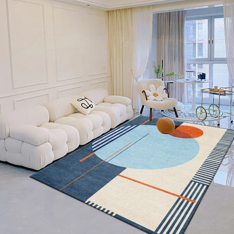 

Nordic Style Non Slip Plush Carpet Living Room Decoration Modern Simple Carpets 2024 New Bedroom Bedside Large Area High End Rug