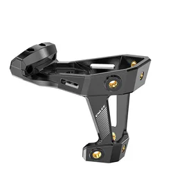 Enhanced Bicycle Bottle Cage with Adjustable Mounting System (YanZhangZuo black)