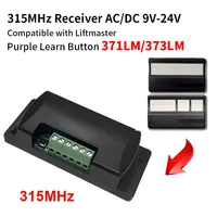 Receiver for Liftmaster 371LM 373LM 971LM 973LM Garage Door Remote Opener 315MHZ 390MHZ 1