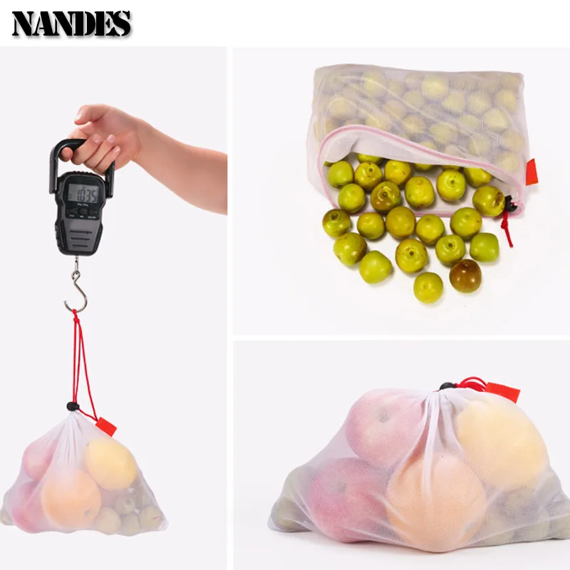 Eco-Friendly Reusable Mesh Produce Bags
