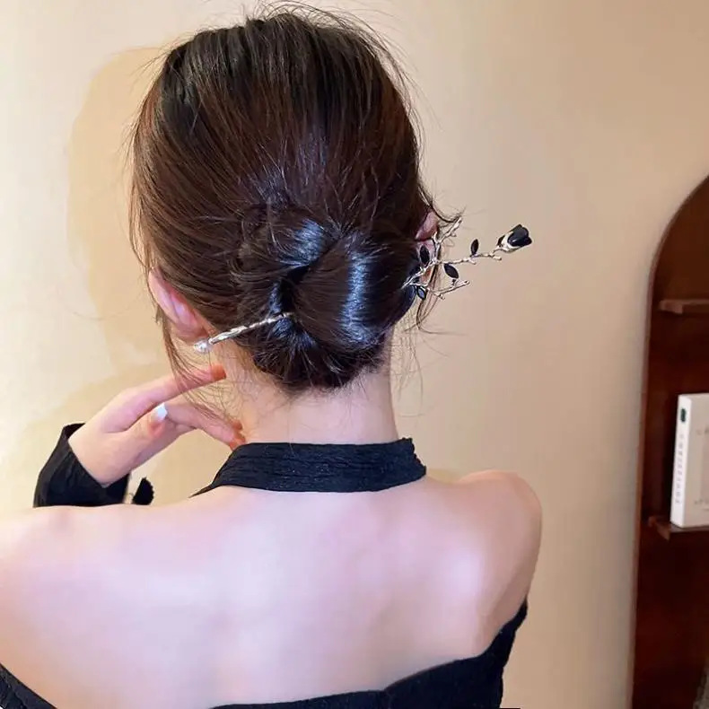 TOP KNOT BUN WITH BRAIDING HAIR |CHINESE STICKS | EASY |ALISHA BRITTANY -  YouTube