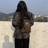 Star Patchwork Zipper Retro Backpacks Japanese Vintage Women Students Backpack All Match Casual Schoolbags Y2k Aesthetic Fashion 4