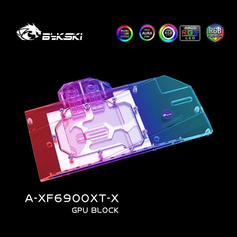 RX6900xt Bykski GPU水冷ブロック A-RX6900XT-X Amazon | Bykski GPU Water Block for RX6900XT RX6800XT