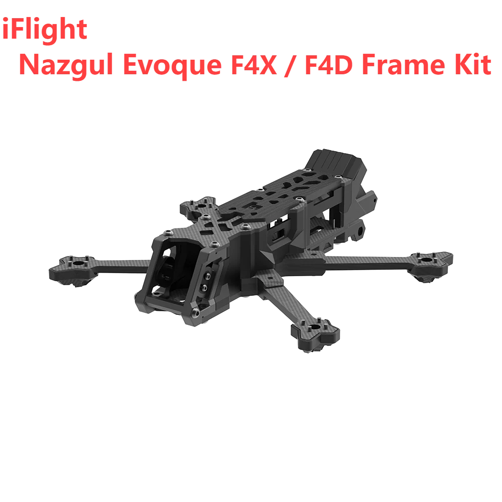 IFlight Nazgul Evoque F4 FPV Kit de cadre F4X F4D (Squashed-X / DeadCat) avec bras de 4 mm pour pièces FPV