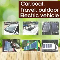 Panneau solaire monocristallin flexible 200W 18V, adapté au camping et aux sorties, aux batteries de camping-cars, aux maisons et aux bateaux 6