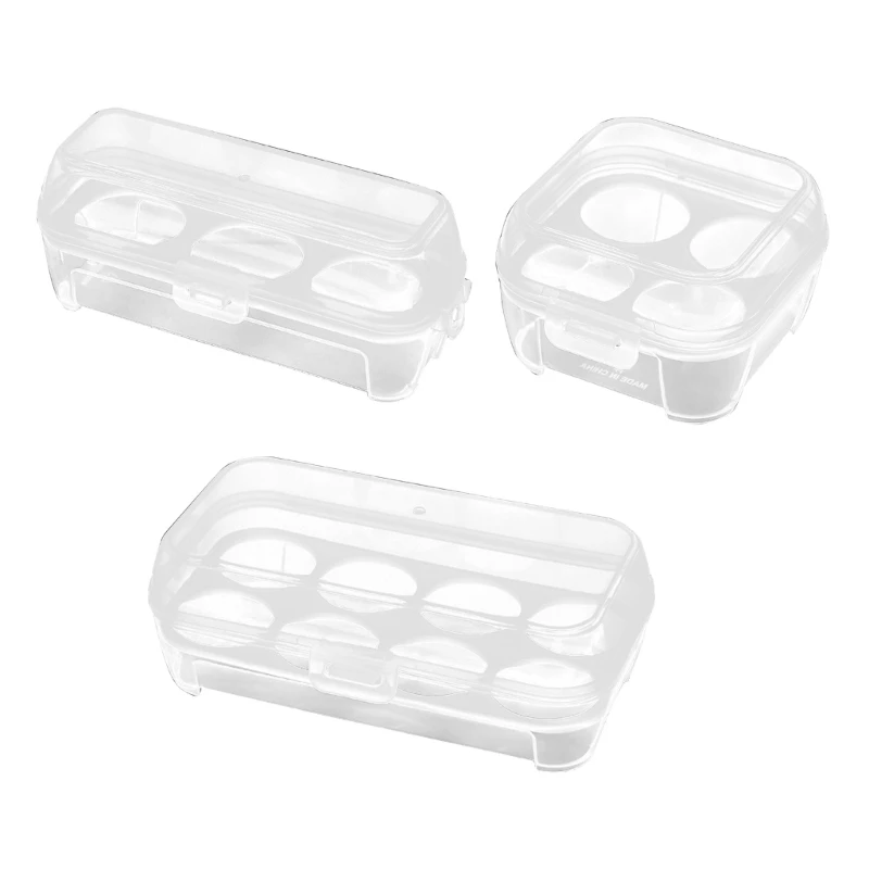 3 4 8 Eggs Holder Container, ABS Eggs Storage Box Shockproof Protections, Eggs Tray Carriages DropShipping