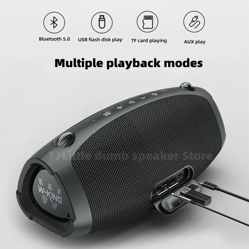 リモート制御ドラムボックススピーカー,W-KING d10,ポータブル,k,song