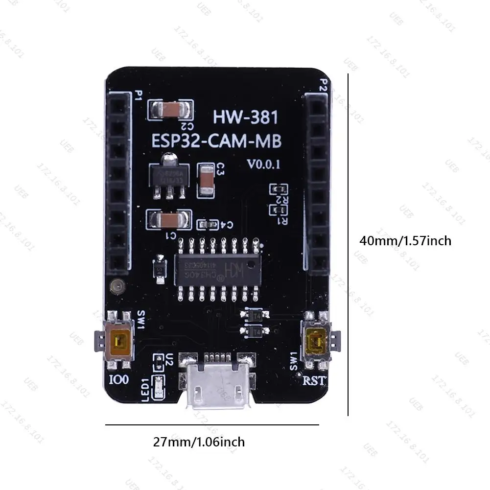 ESP32-CAM-MB Micro USB ESP32 Serial to WiFi ESP32 CAM Development Board 5V For Bluetooth with OV2640 Camera Module Nodemcu