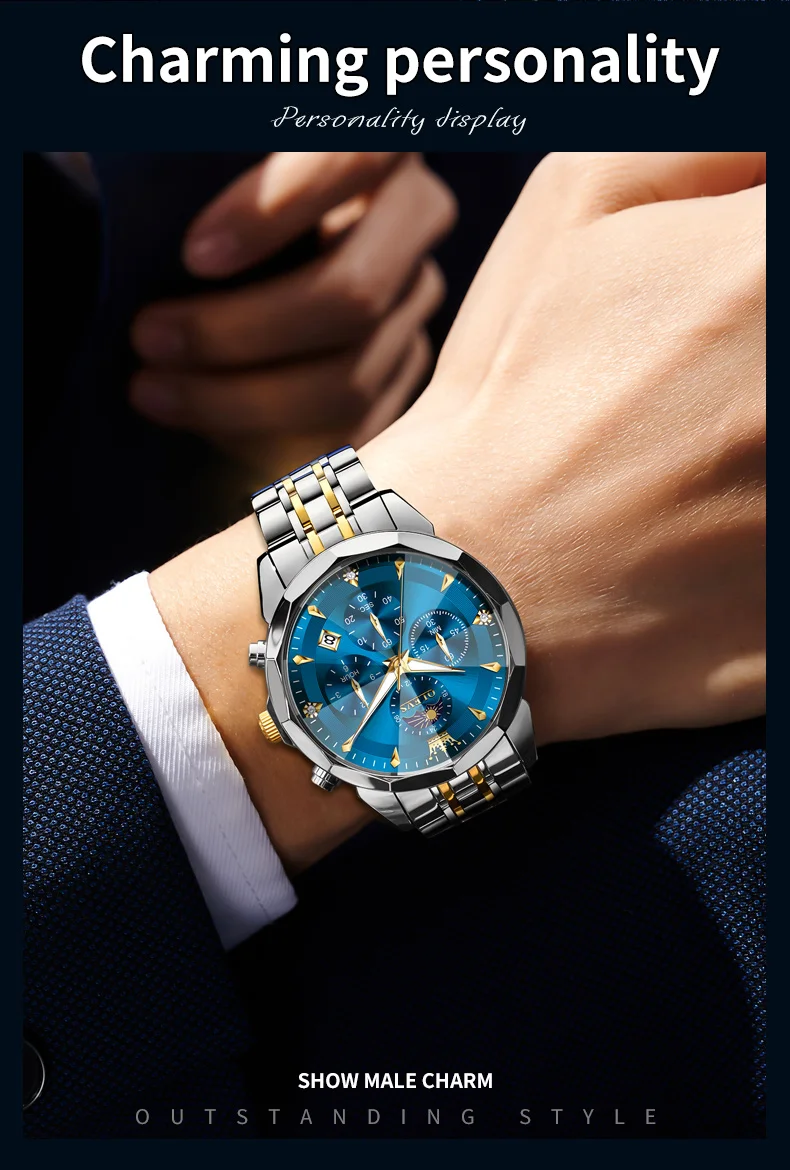 OLEVS 3673 Men's Watch description image 4