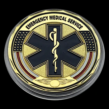Emergency Medical Service Payer Coin - Collectible Challenge Coin Honoring Lifesavers