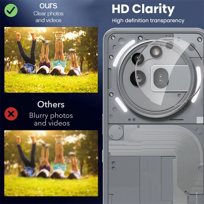 Premium 3D Curved Tempered Glass Camera Protector Film