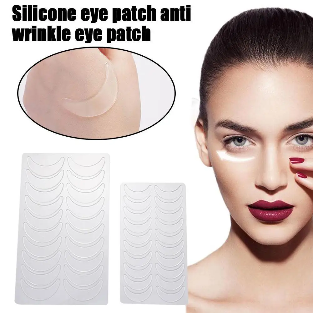

10Pairs Silicone Reusable Waterproof Silicone Anti-Wrinkle Eye Pads Patches Stickers Eye Skin Care Pads Beauty Eye Pads