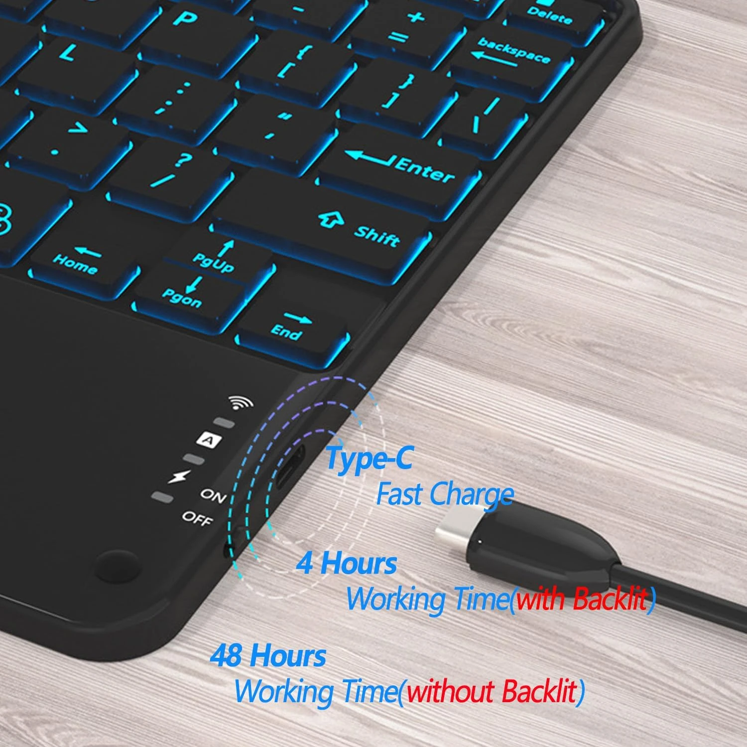 Premium Detachable Keyboard Case