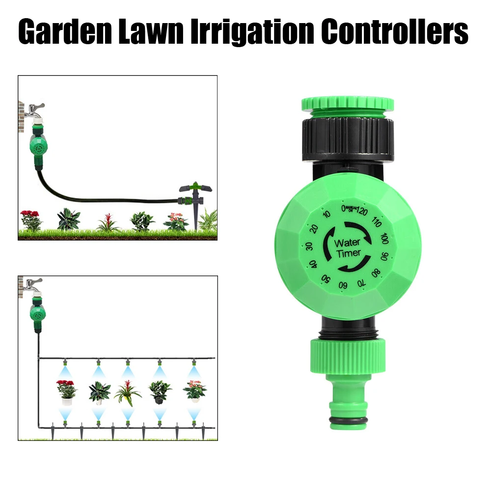 

Plastic Mechanical Timer Agricultura Garden Lawn Irrigation Controllers 2 Hours Automatic Water Timer 1Pc