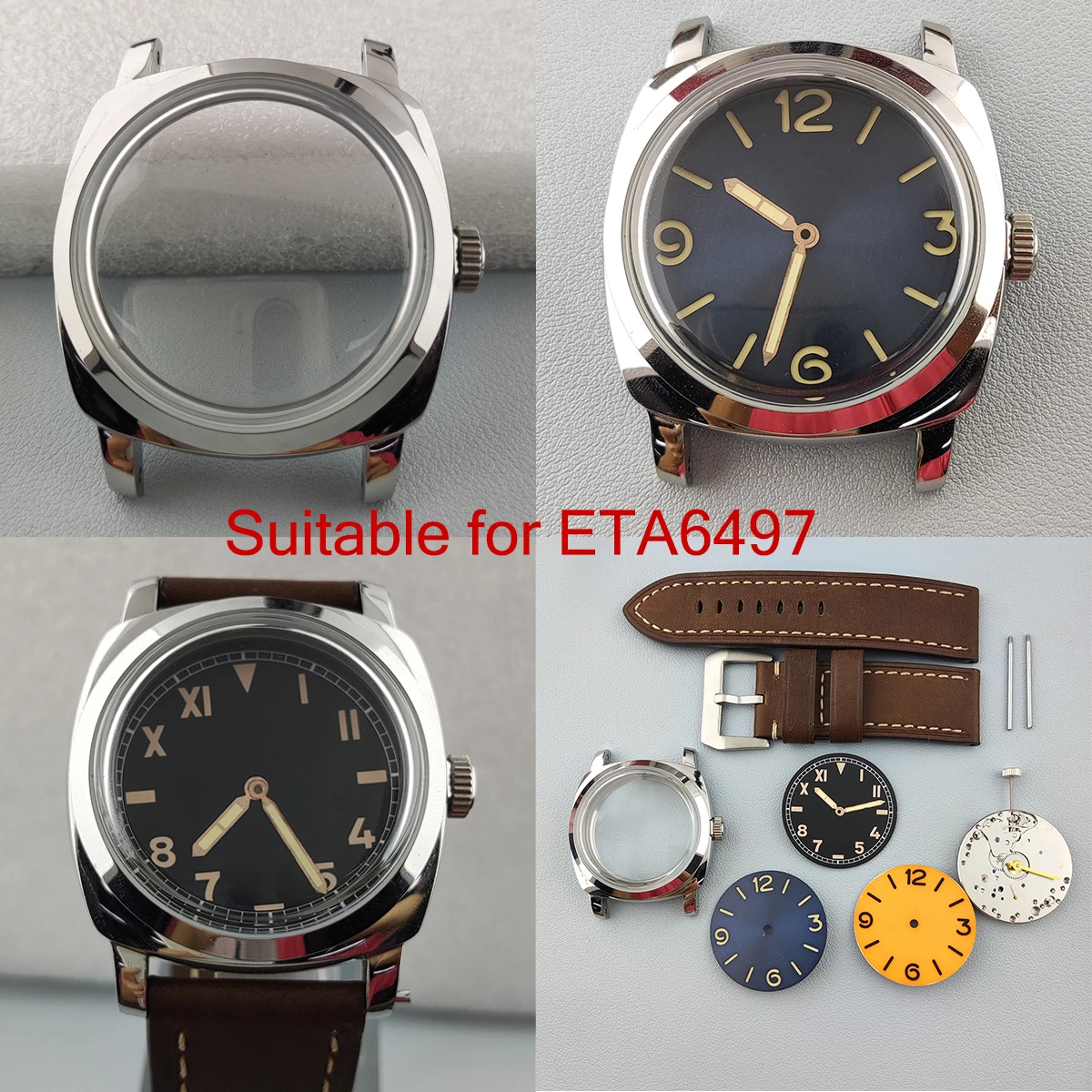 ST3600 Movimento 17 Rubino Per ETA 6497 Movimento Modello Parte Dellorologio Per Gli Uomini Orologio A Carica Manuale Meccanico - Foto 3