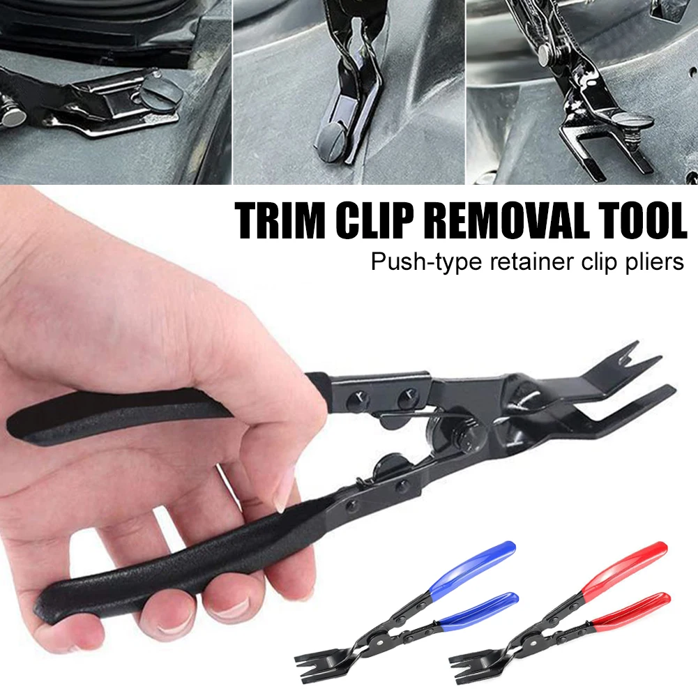 Car Trim Clip Remover Pliers Headlight Repair Door Panel Retainer Clip Remover Dashboard Panel Upholstery Remover Repair Tool