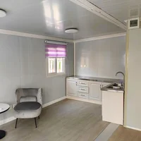 Hôtel mobile modulaire de luxe moderne à double étage, pour vacances à la plage, en panneaux d'aluminium, garantie 2 ans, maison pliable personnalisable 6
