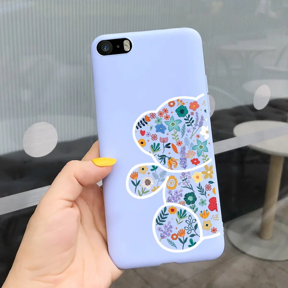 Leopard Cartoon Soft Matte Silicone Bumper Case