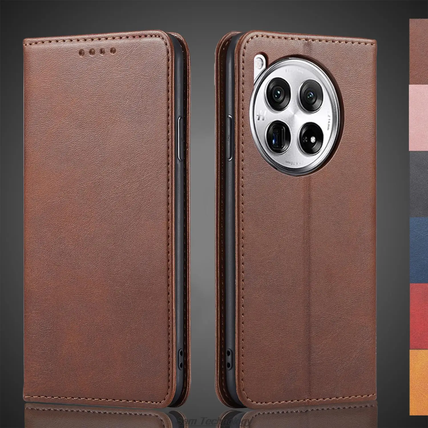 Custodia In Pelle Per Attrazione Magnetica Per Oneplus 12 / 1 + 12 / One Plus 12 Custodia Per Fondina Flip Cover Portafoglio Borse Per Telefono Fundas