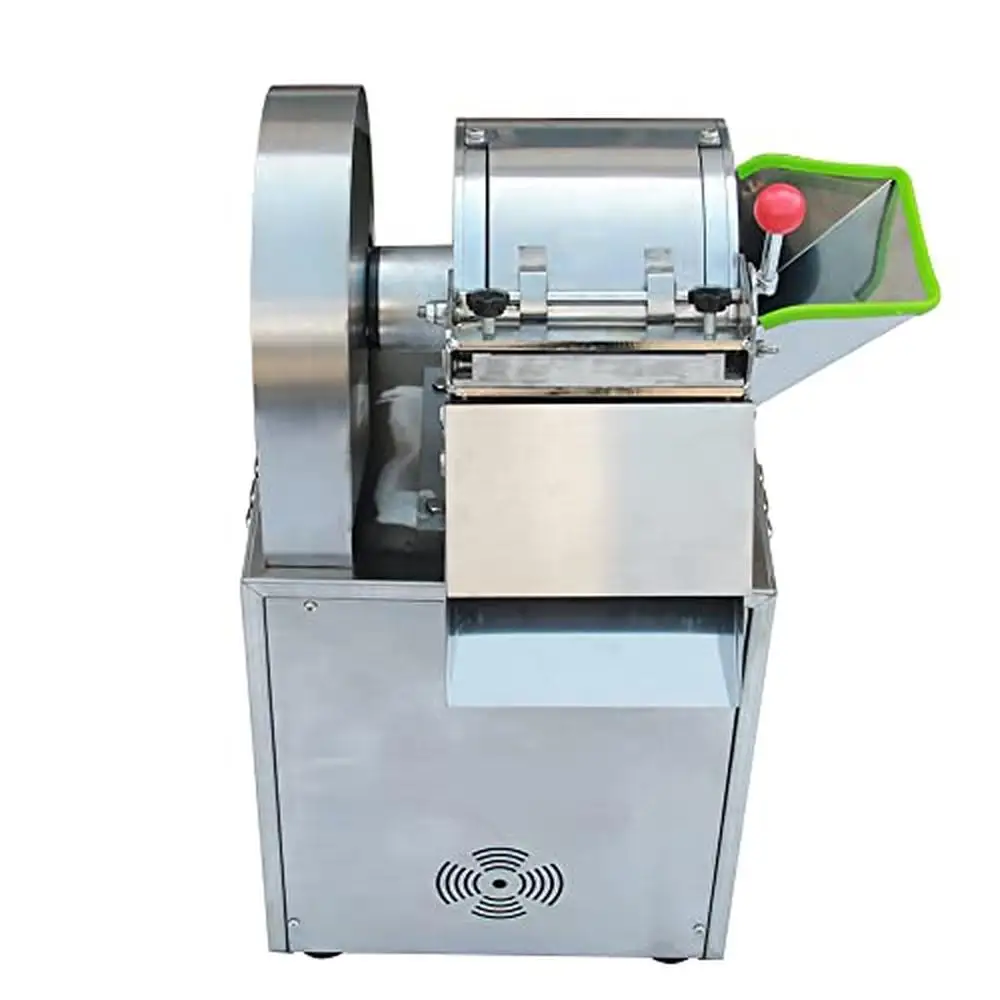 Commercial Automatic Stainless Steel Strip Cutter Machine Potato Carrot Onion Chips Adjustable Thickness 300-500KG/Hour 1500W