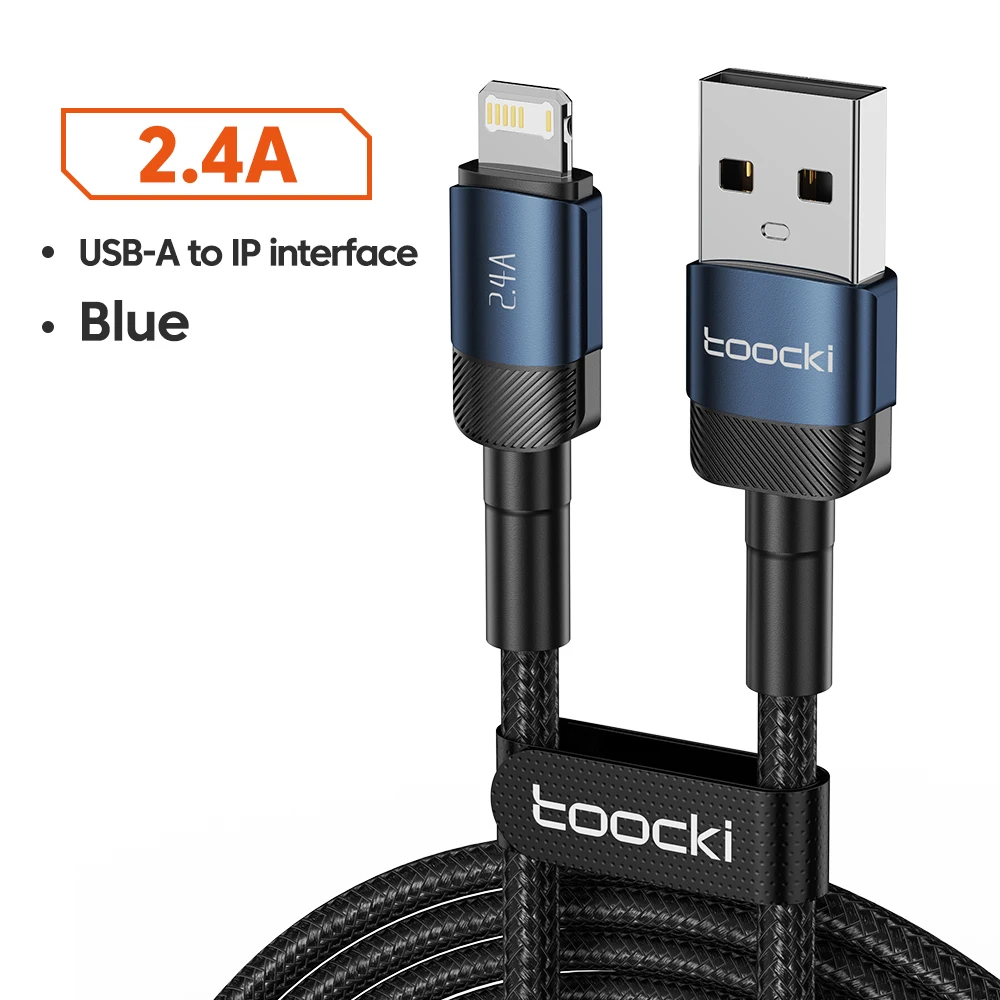 Toocki 2.4A Fast Charging USB Lightning Cable