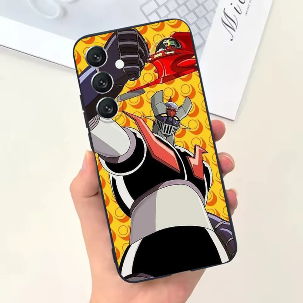 Mazinger Z Robot Themed Soft Black Phone Case