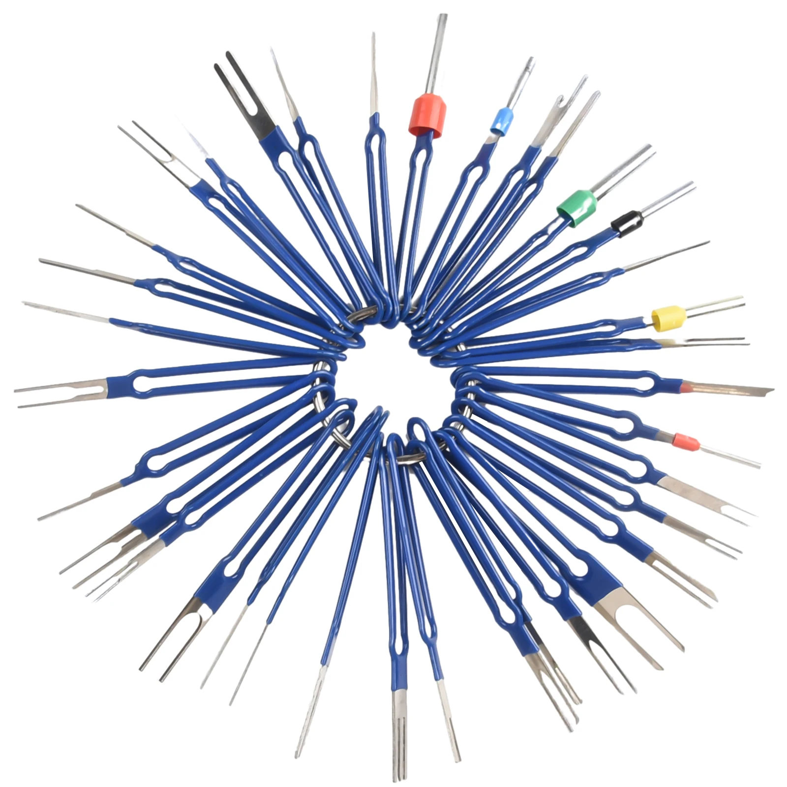 Car Terminal Removal Kit Wire Pin Extractor Stainless Steel 301 Car Stylus Wiring Crimp Connector Puller Repair Tools 36Pcs/Set