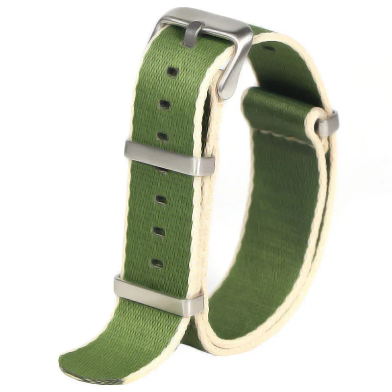 Comfortable Nylon Military-Style Washable Watch Band for Men