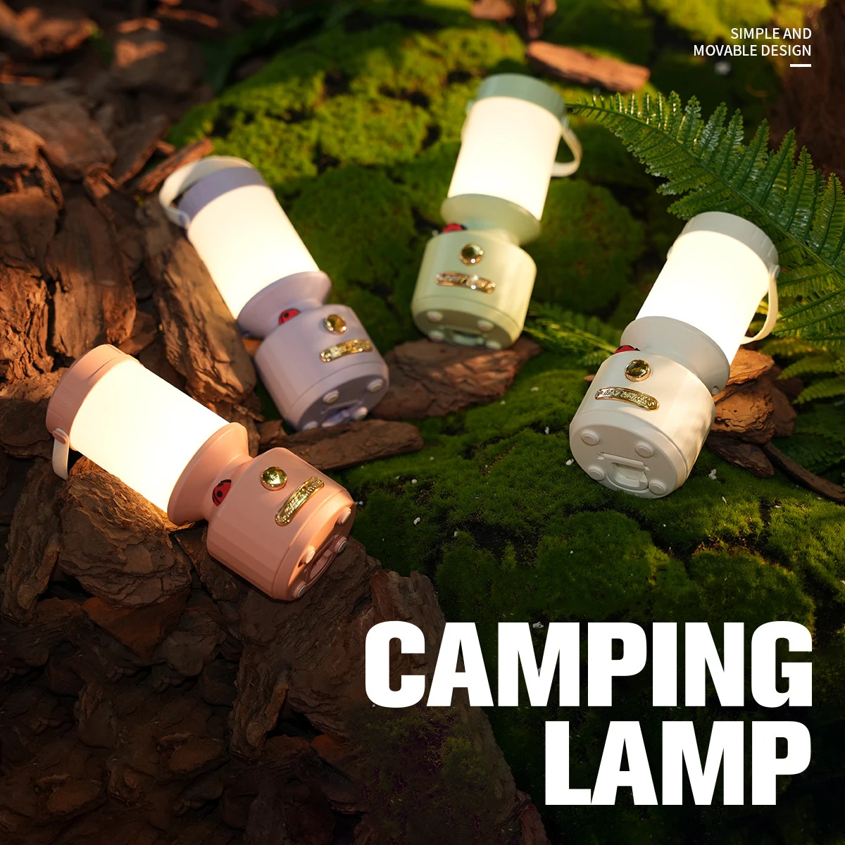 

Vintage Camping Lantern Outdoor LED Hanging Tent Light Rechargeable Portable Emergency Night Lamp For Fishing Hiking Lighting
