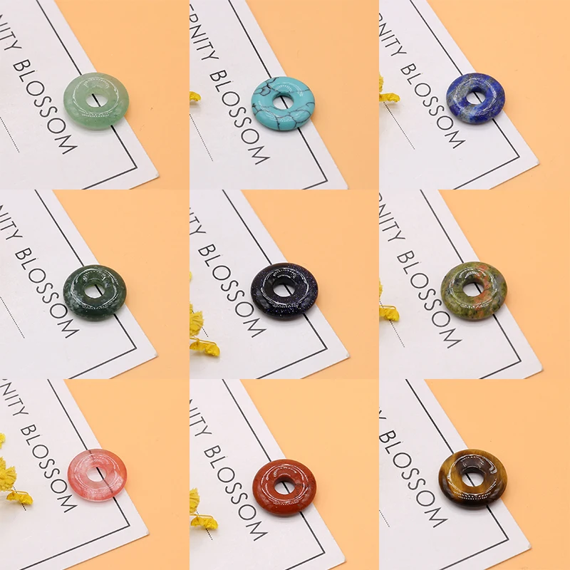 

Ожерелье с подвеской в виде пончика, 18 мм, 5 шт./комплект