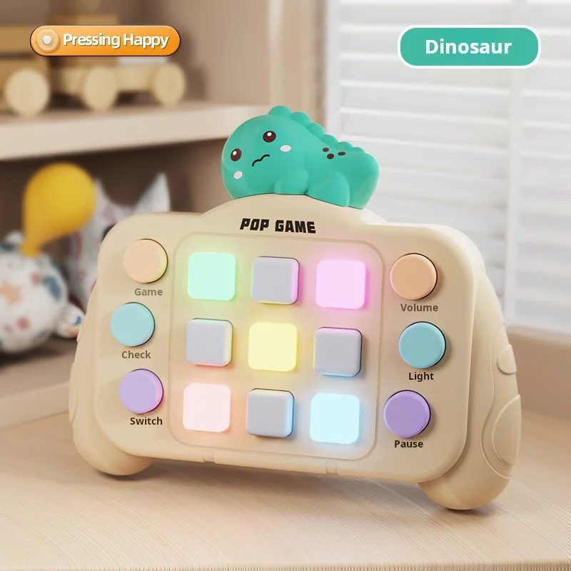 thumbnail image 1 of Máquina de juego de apretar con dibujos de animales, máquina de empujar rápido, máquina de juego Whack-a-Mole, juguete para aliviar el estrés y la inteligencia, 1 of 5