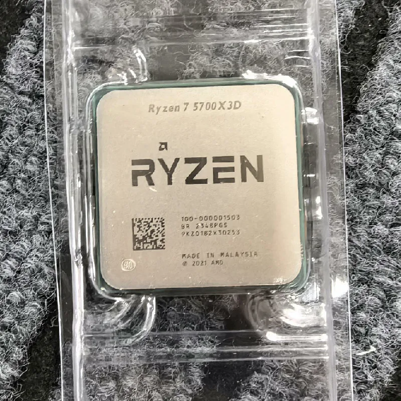 

NEW AMD Ryzen 7 5700X3D R7 5700X3D 3.0 GHz 8-Core 16-Thread CPU Processor 7NM L3=96M 100-000001503 Socket AM4 No Fan