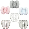 Baby Pillow Protection Car Seat Head and Neck Support Pillow U-shaped Headrest Body Fixation Anti Roll Children's School Cushion 1