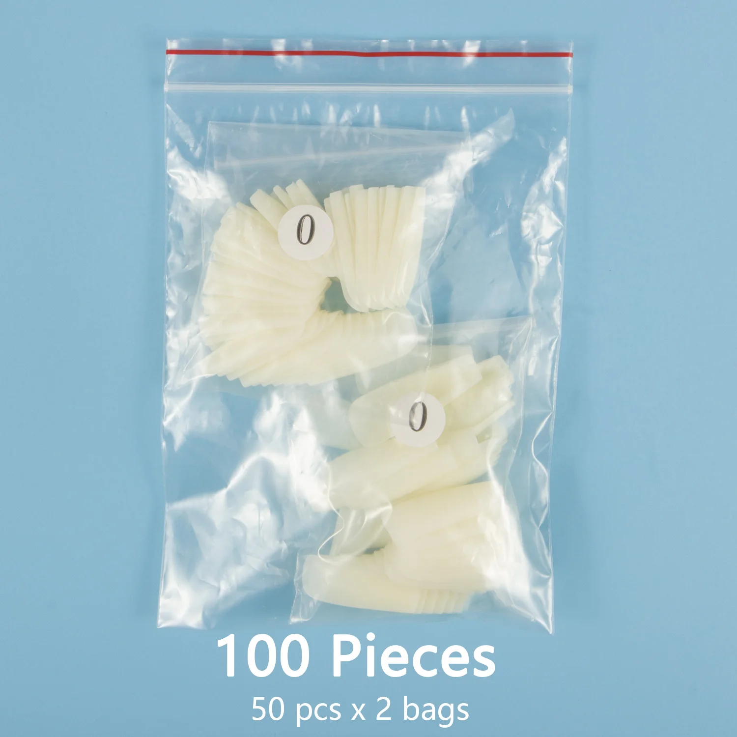 すべてのサイズのつけ爪,100個,ネイルチップ,ロング,特定のサイズ,4 5