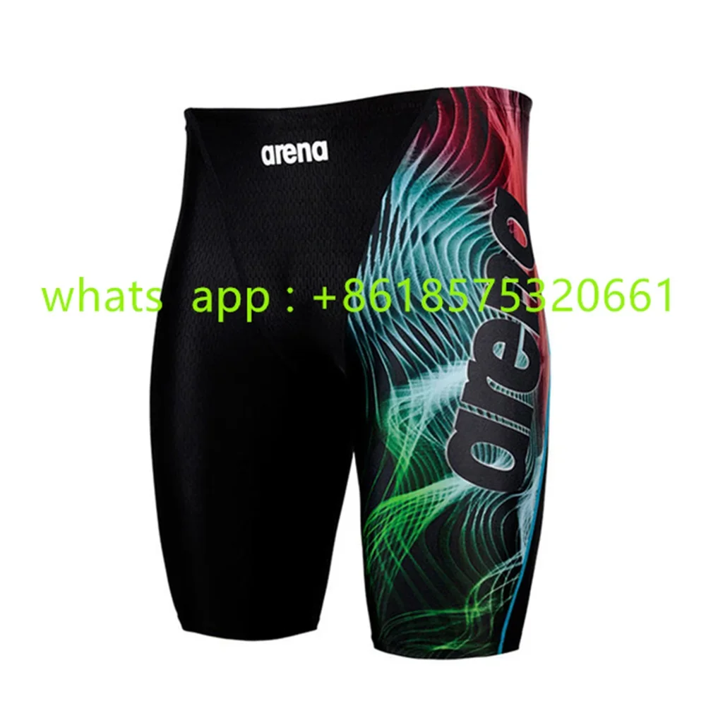 2023 Mens Swimming Trunks Beach Surf Tights Shorts Endurance Athletic Training Sports Quick Dry Jammer Diving Surfing Swimwear 4