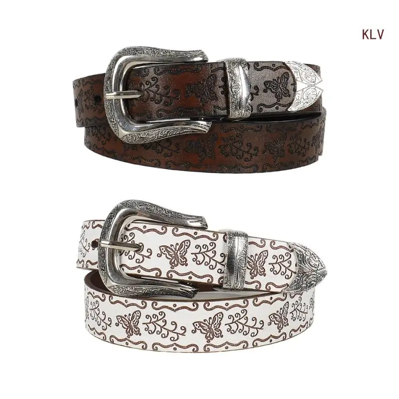 

Womens Leathers Belts for Jeans Pants Fashion Dress Belt with Metal Buckle Female Thin Narrow Waistbelts