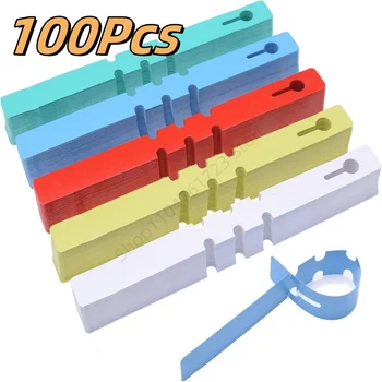 100 pezzi pennarelli per piante impermeabili etichette per piante in plastica appese strumenti per etichette per piante da giardinaggio vasi da giardino fioriere marcatori