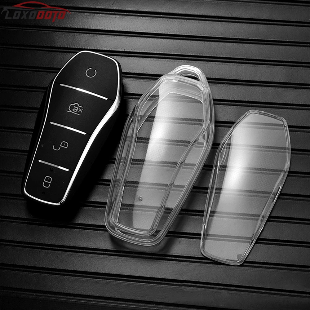 TPU Car Remote Key Case Cover Holder Cap For BYD Dolphin Seal Sedan Song Plus Qin Tang Atto 3 E2 key case cover key case remote control case cover
