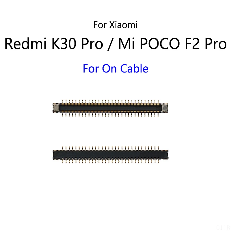 

50 шт./партия для Xiaomi Redmi K30 Pro 5G / Mi POCO F2 Pro USB зарядный док-порт FPC коннектор на материнской плате/гибкий кабель