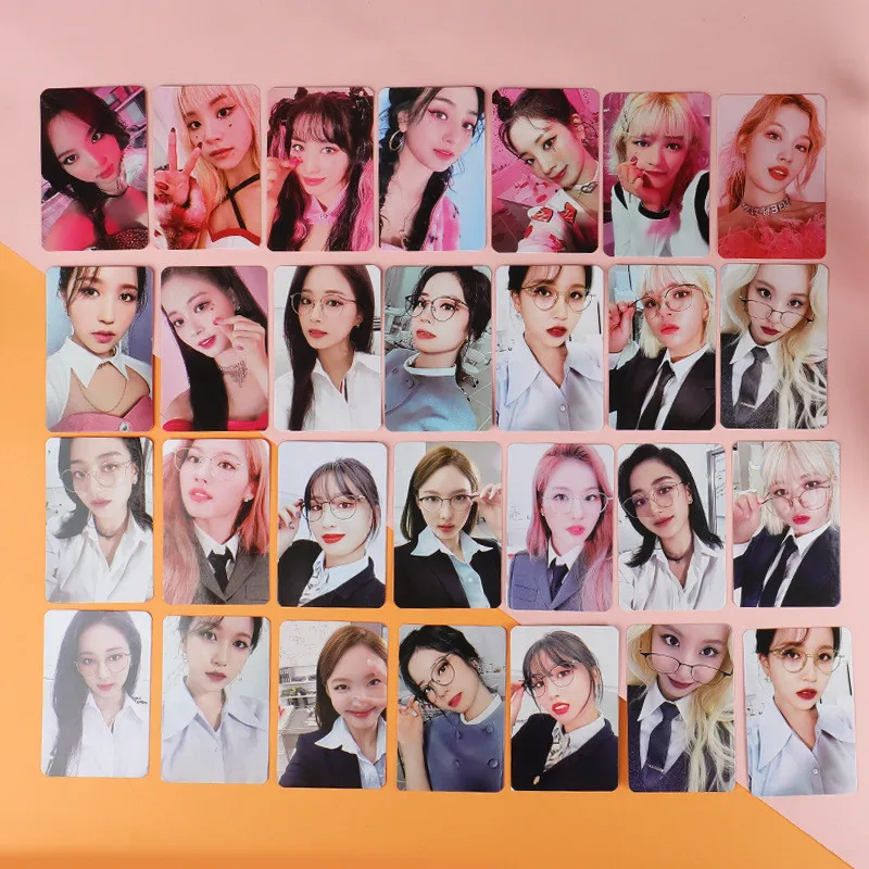 9pcs Set Kpop Twice Album Formula Of Love O T 3 Photocard Double Sides Card Postcard Lim Na Yeon Jungyeon Fans Collection Aliexpress