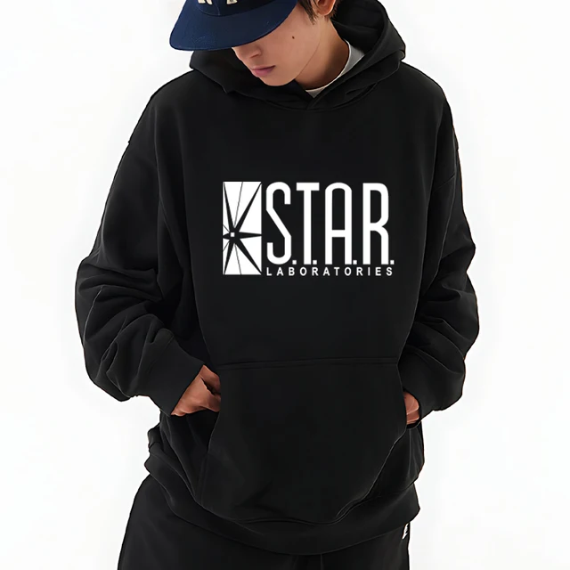 2025 Hot Sale Star Labs Logo printed Hoodie Spring Trendy Hip Hop Pullover Men Women Casual vintage oversized Sweatshirt Unsiex 1